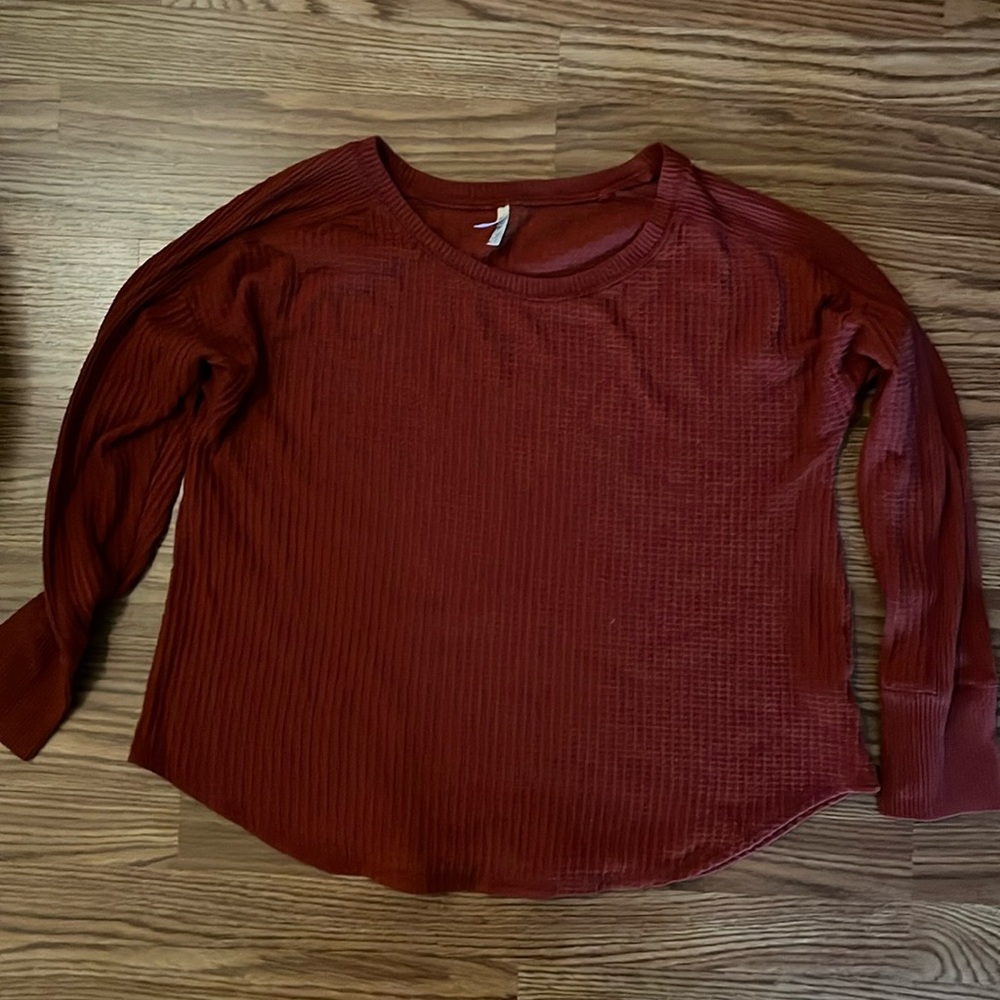 Mudd Burnt Orange shirt.
